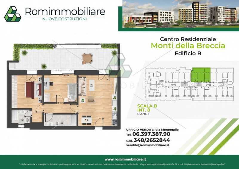 Appartamento in Vendita ad Roma - 345000 Euro