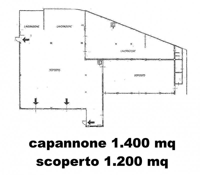 Capannone in Affitto ad Cesena