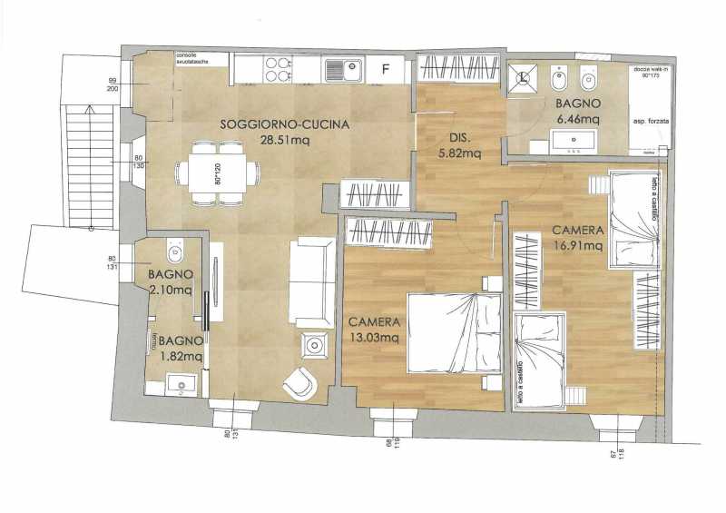 Appartamento in Vendita ad Tione di Trento - 170000 Euro