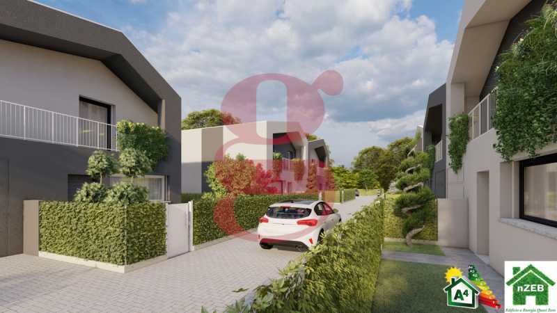 villa bifamiliare in vendita a saonara via monte rosa 100