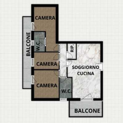 Appartamento in Vendita a San Martino Buon Albergo via Gianfranco Miglio 3