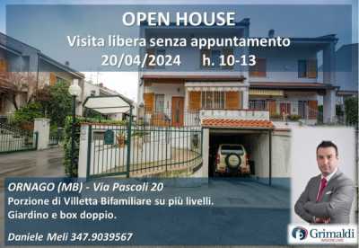 Villa in Vendita ad Ornago via Pascoli 20