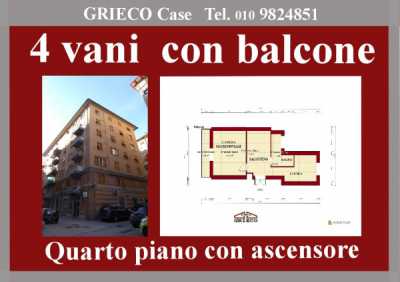 Appartamento in Vendita a Genova via Antonio Piccone